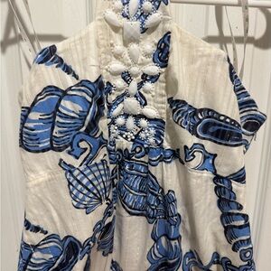 Lilly Pulitzer Navy and White Dress